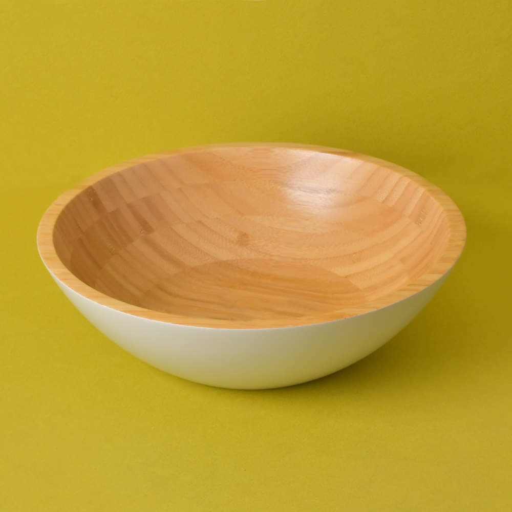 Bamboo Wood Fruit & Salad Bowl