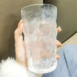 Glacier Pattern Frosted Glass Set-6 Pcs