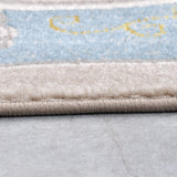 Lava Grey Pattern King Size (7.6 X 5.25 Feet) Thick & Cozy Floor Rug