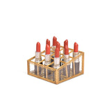 Vintage Gold Plated Lipstick Storage Box