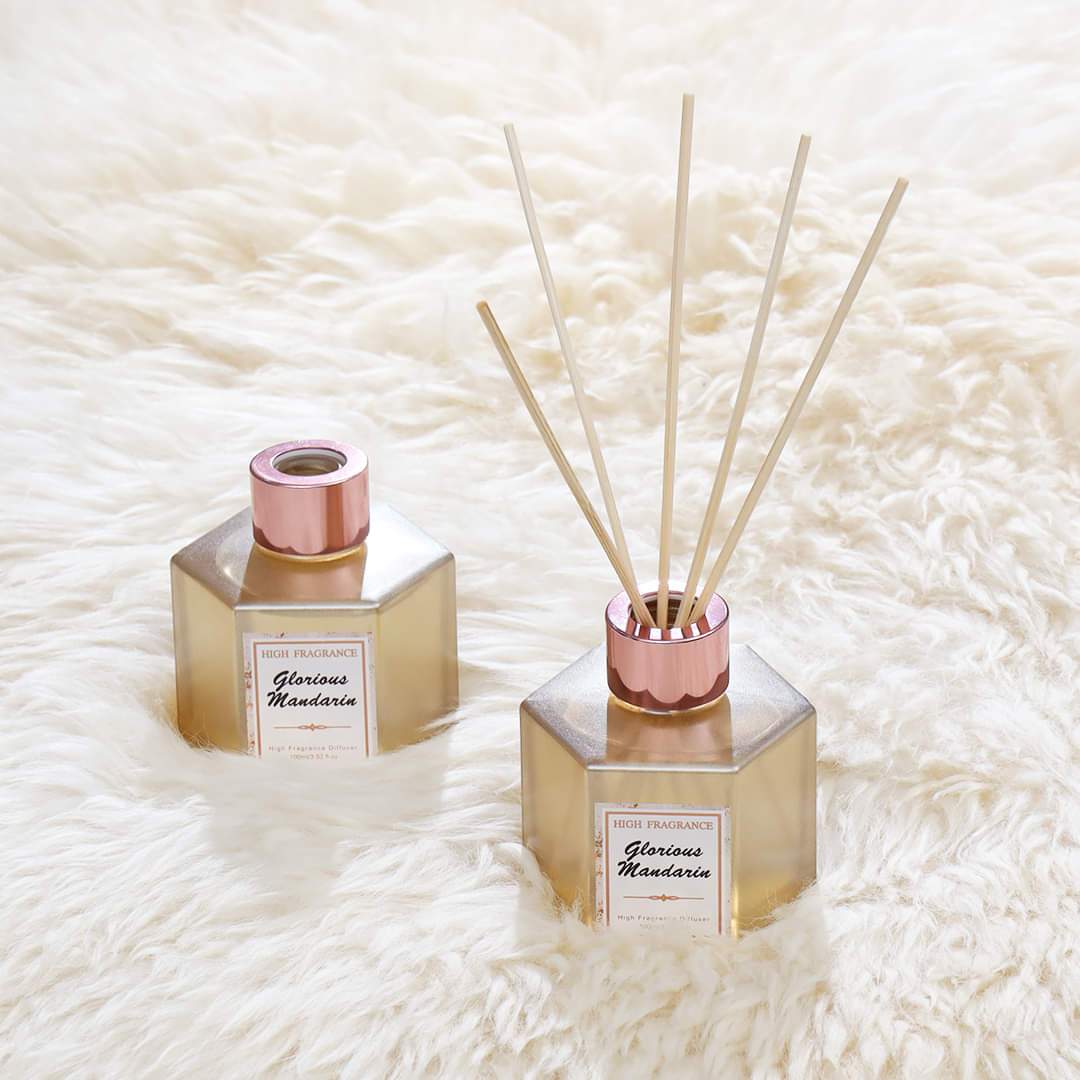 Aesthetic Pastel Aroma Reed Diffuser With Sticks - 100 ml