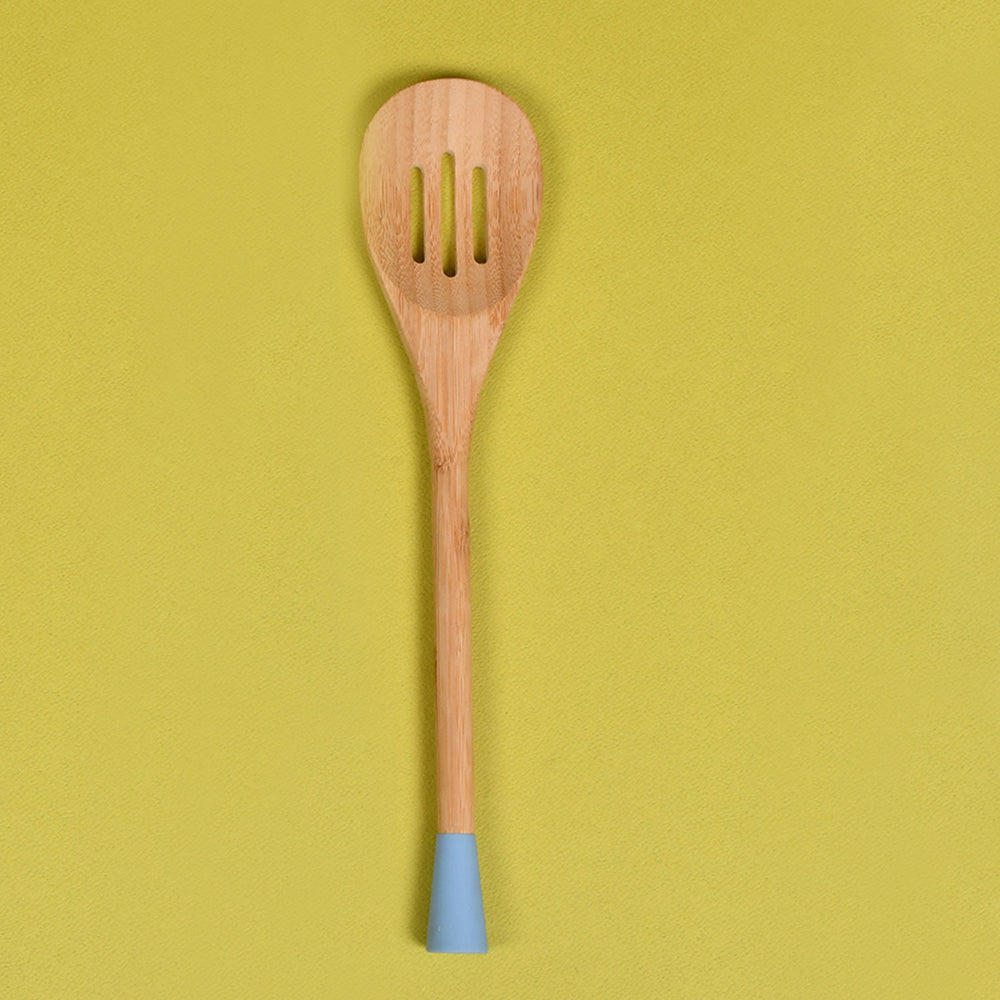 Bamboo Wooden Silicon Serving Spoon