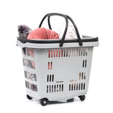 Laundry Basket with 4 Wheels