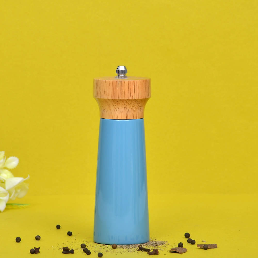 Vintage Style Spice Crusher with Strong Adjustable Ceramic Grinder Siz