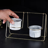 Nordic Swing Style Marble Flower Pot