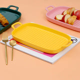 Nordic Style Pastel Tone Ceramic Rectangular Serving Platter