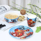 Appealing Kids Appetizer Ceramic Dinner Set- 3Pcs