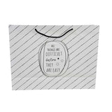 Black Striped Gift Bag (4359995719789)