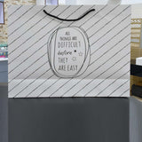 White Design Gift Bags with Handles (4186326958189)