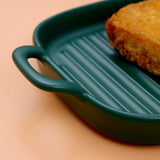 Nordic Style Pastel Tone Ceramic Rectangular Serving Platter