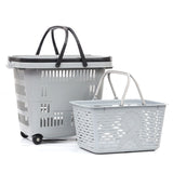 Laundry Basket with 4 Wheels