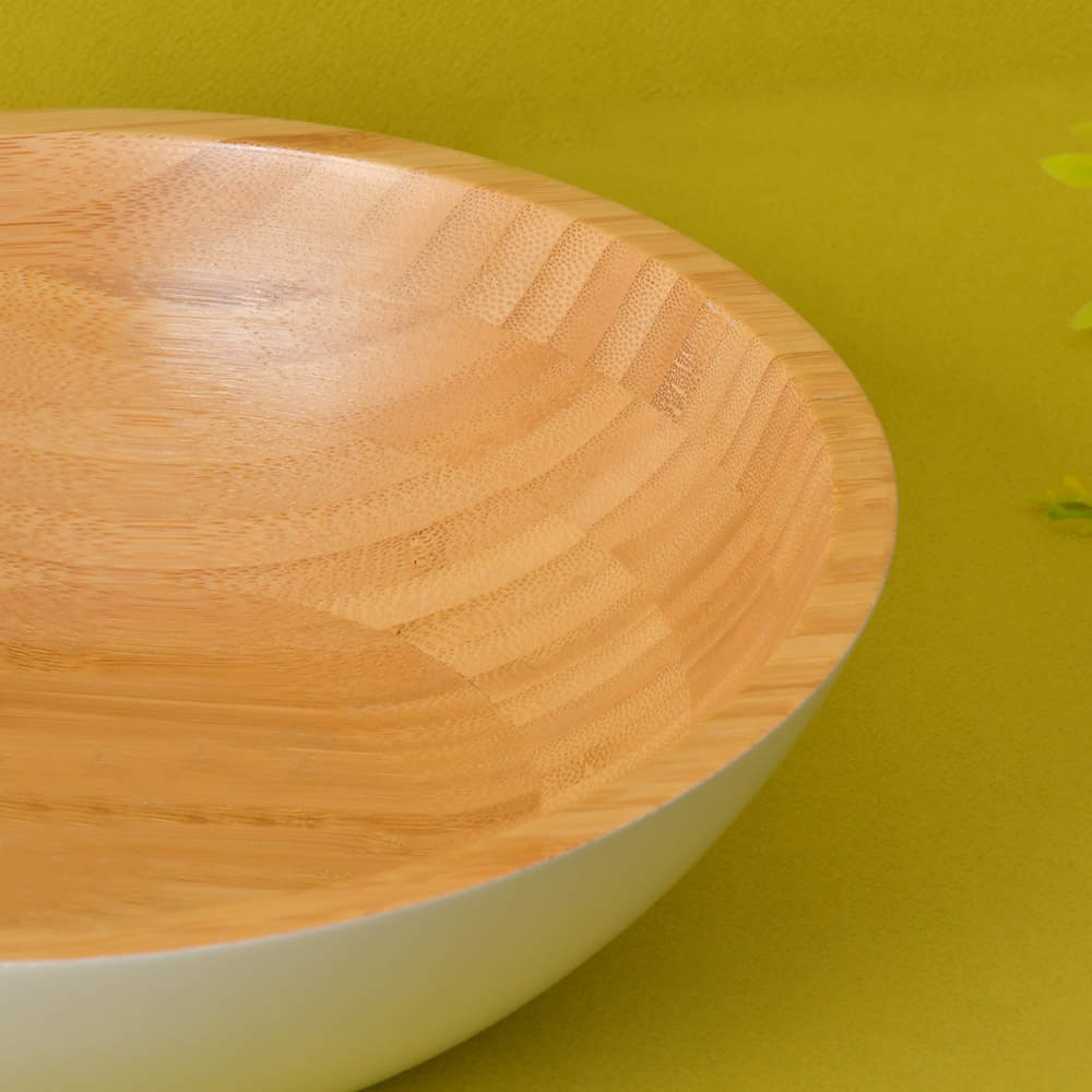 Bamboo Wood Fruit & Salad Bowl