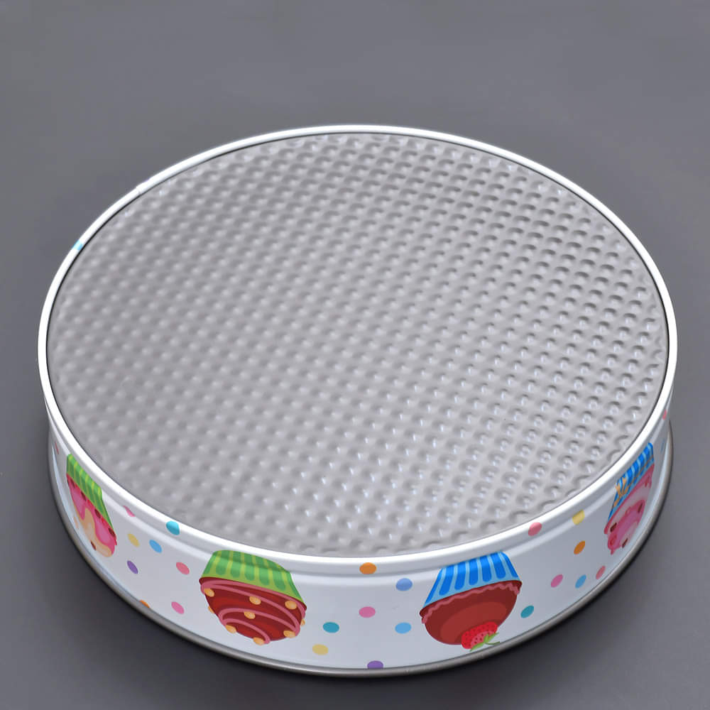 3-Pcs Classic White Round Shape Non- stick Cake Tin/ Baking Tin