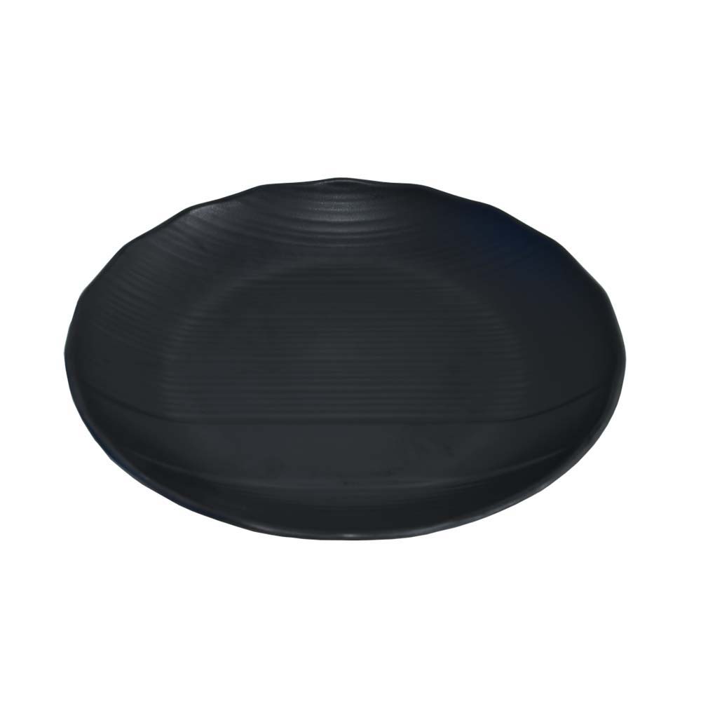 Dinnerware Plates Twisted Black - Melamine (4186353401965)