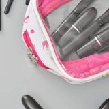 Crown Print Design Cosmetics Mini Travel Bag- 2 Pcs