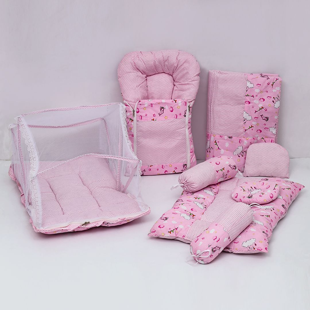 8-Pcs Cloud Design Baby Nursery Bedding Set