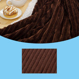 Ribbed Stripe Ultra Soft Sherpa Throw Blanket