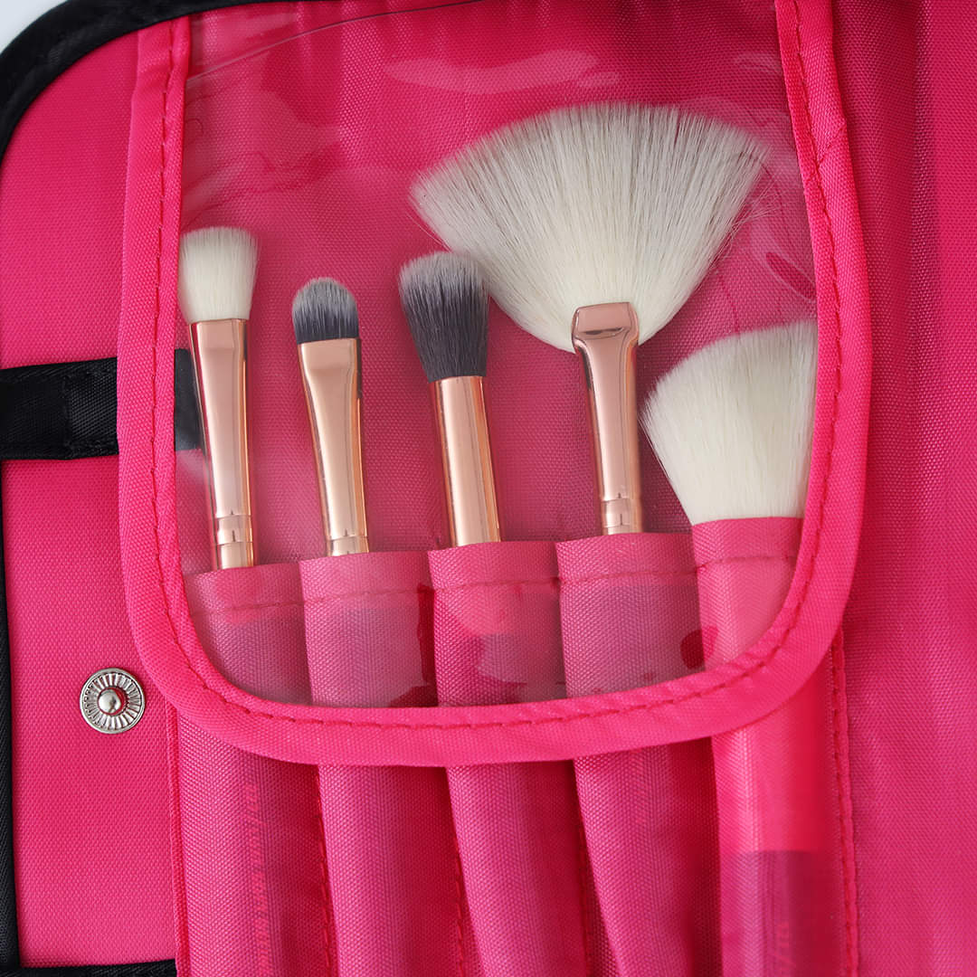 Two-Tone Multi Color Travel Makeup/Cosmetics bag