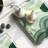 Pair of Abstract Art Acrylic Serving Tray