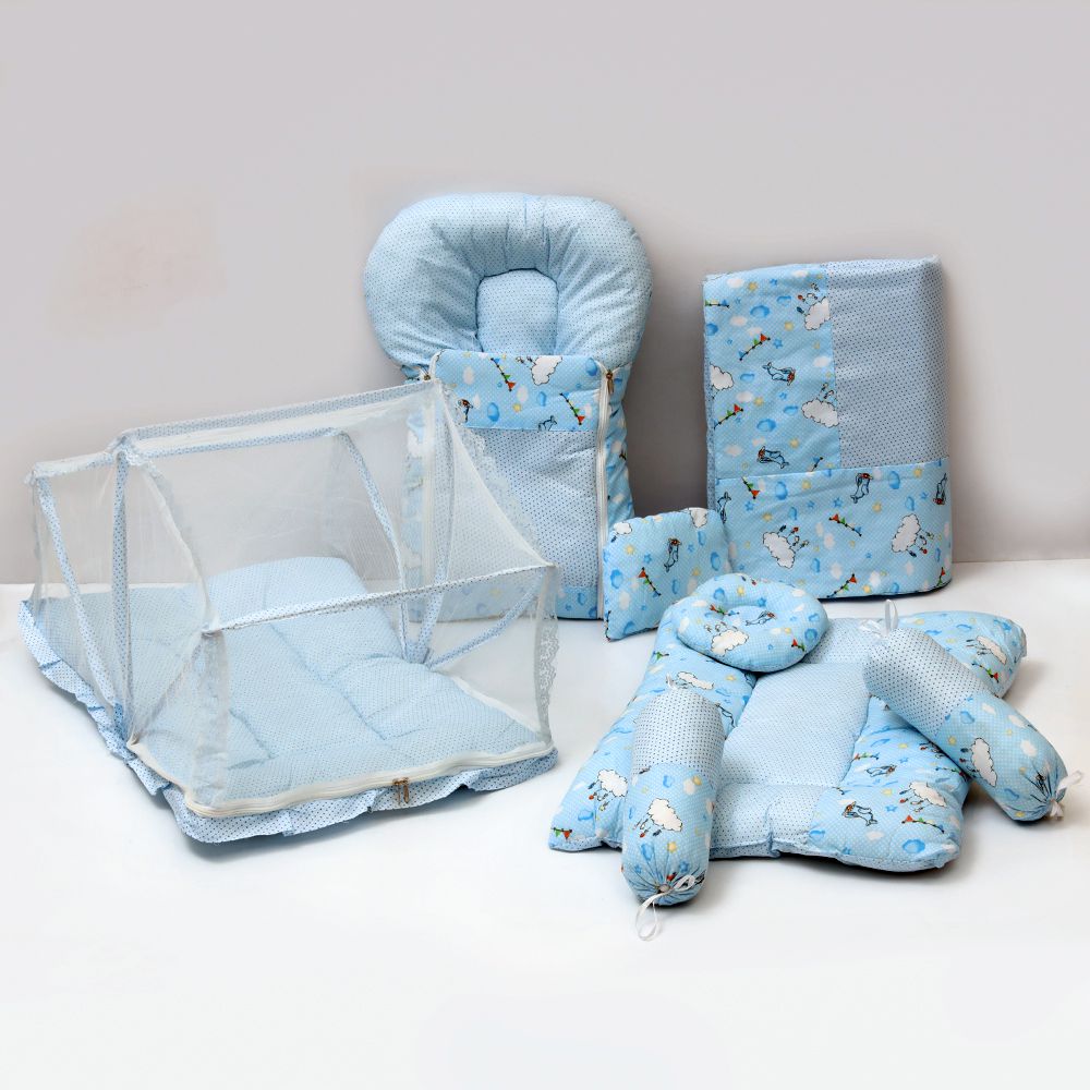 8-Pcs Cloud Design Baby Nursery Bedding Set