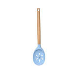 Bamboo Wood & Silicone Slotted Spoon