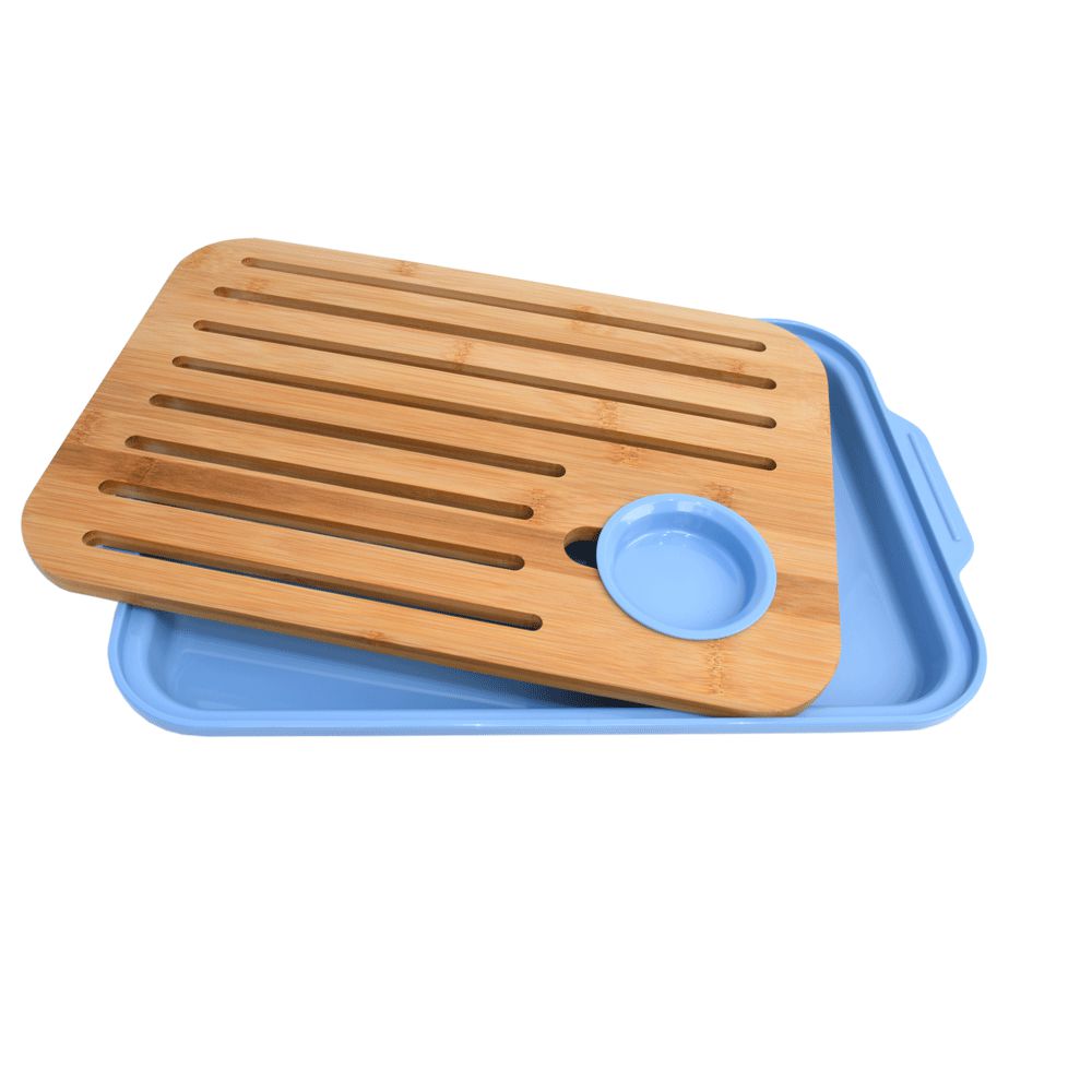 Bamboo Wood Bread & Cheese Cutting Board