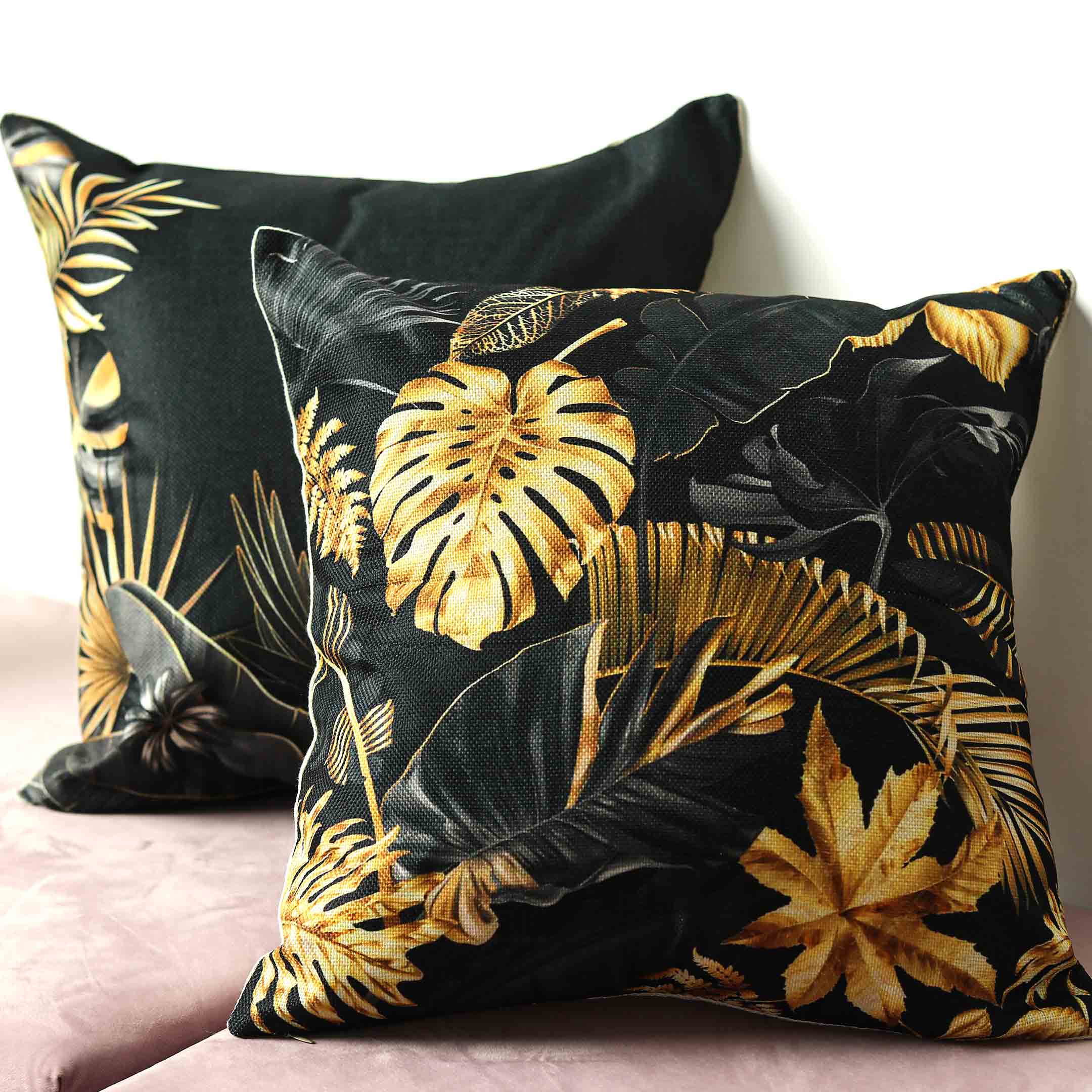 Black & Gold Palm Leaves Mix Pcs Set (Bundle of 6)