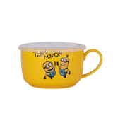 Cartoon Characters Kids Noodle Bowl with Lid