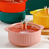 Classic Ridge Pasta Bowl With Lid