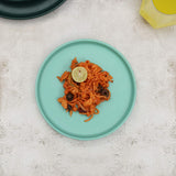 Pastel Tone Classic Flared Edge Medium Serving Ceramic Plate