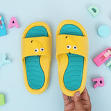 Comfy Bottom Multi-Fruit Character Kids Slipper