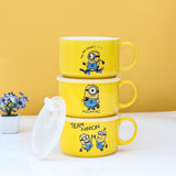 Cartoon Characters Kids Noodle Bowl with Lid