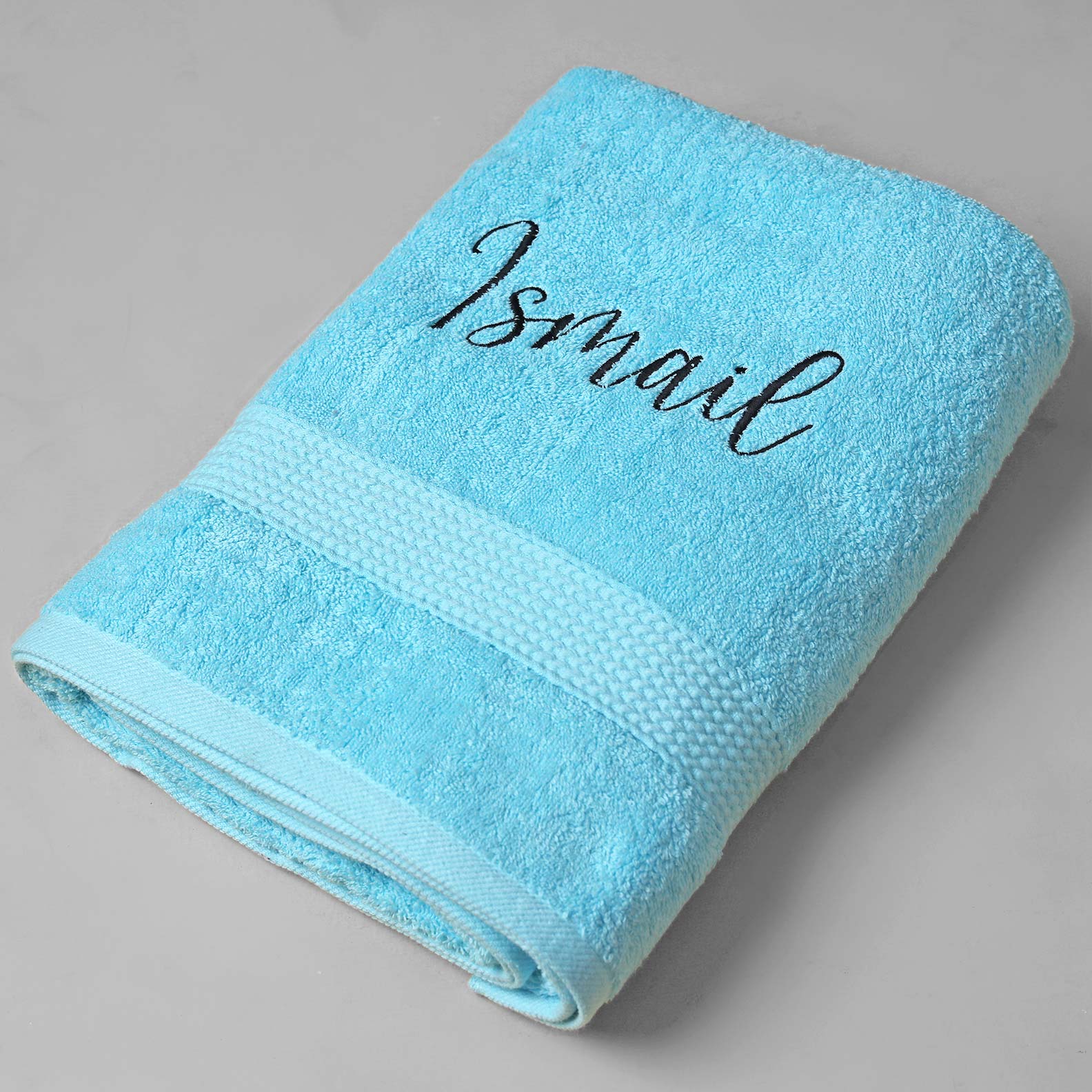 Customized Embroidered Name Towel
