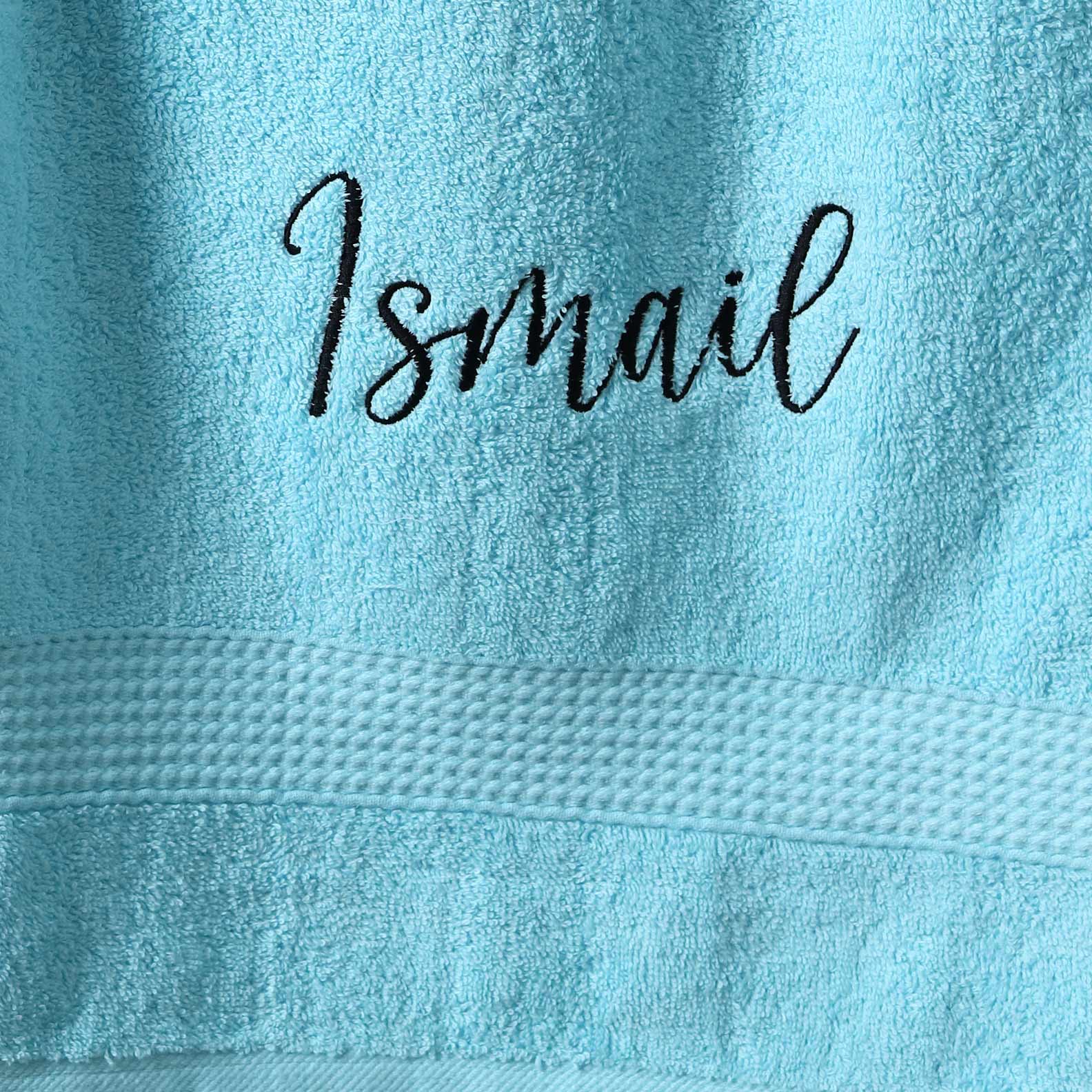 Customized Embroidered Name Towel