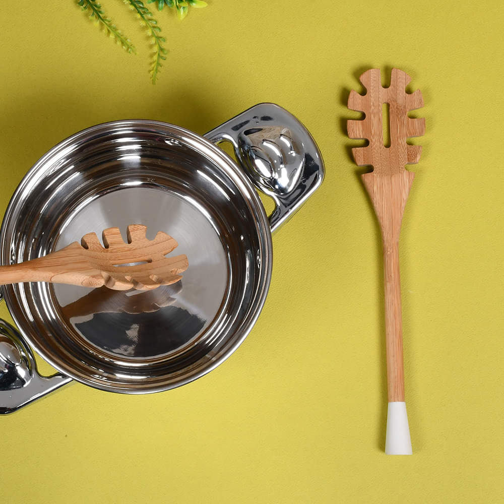 Bamboo Wooden Spaghetti Server Spoon