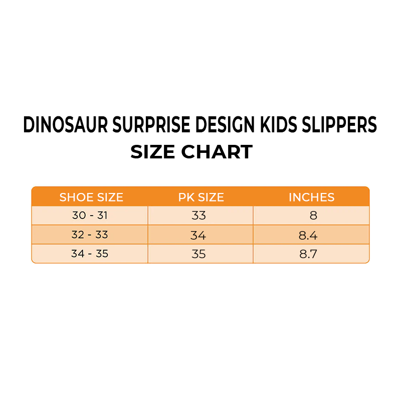 Dinosaur Surprise Design Kids Slippers