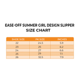 Ease-off Summer Girl Design Slipper