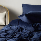 Embossed Velvet Luxury Frill Quilted Bridal Bed Set- 6 Pcs