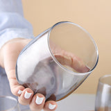Borosilicate Glass Jug Set Silver with Stainless Steel Filter Lid - 7 Pcs