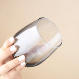 Borosilicate Glass Jug Set Silver with Stainless Steel Filter Lid - 7 Pcs
