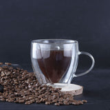 Bistro Classic Flower Shape Double Wall Mug