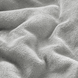 Ultra Soft Sherpa Throw Blanket - Light Grey
