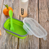 Silicon Foldable Lunch Box-Small