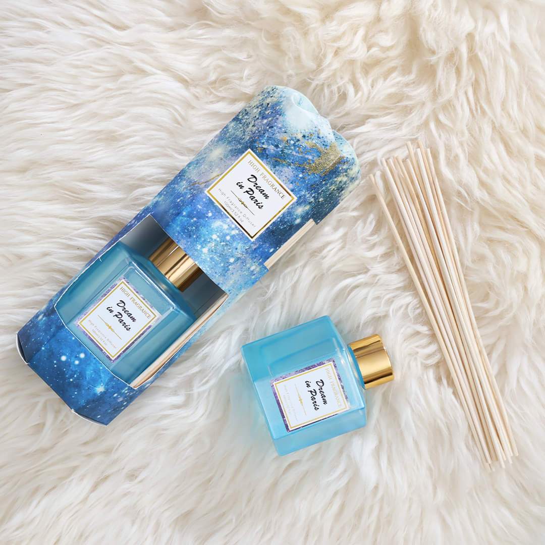 Aesthetic Pastel Aroma Reed Diffuser With Sticks - 100 ml