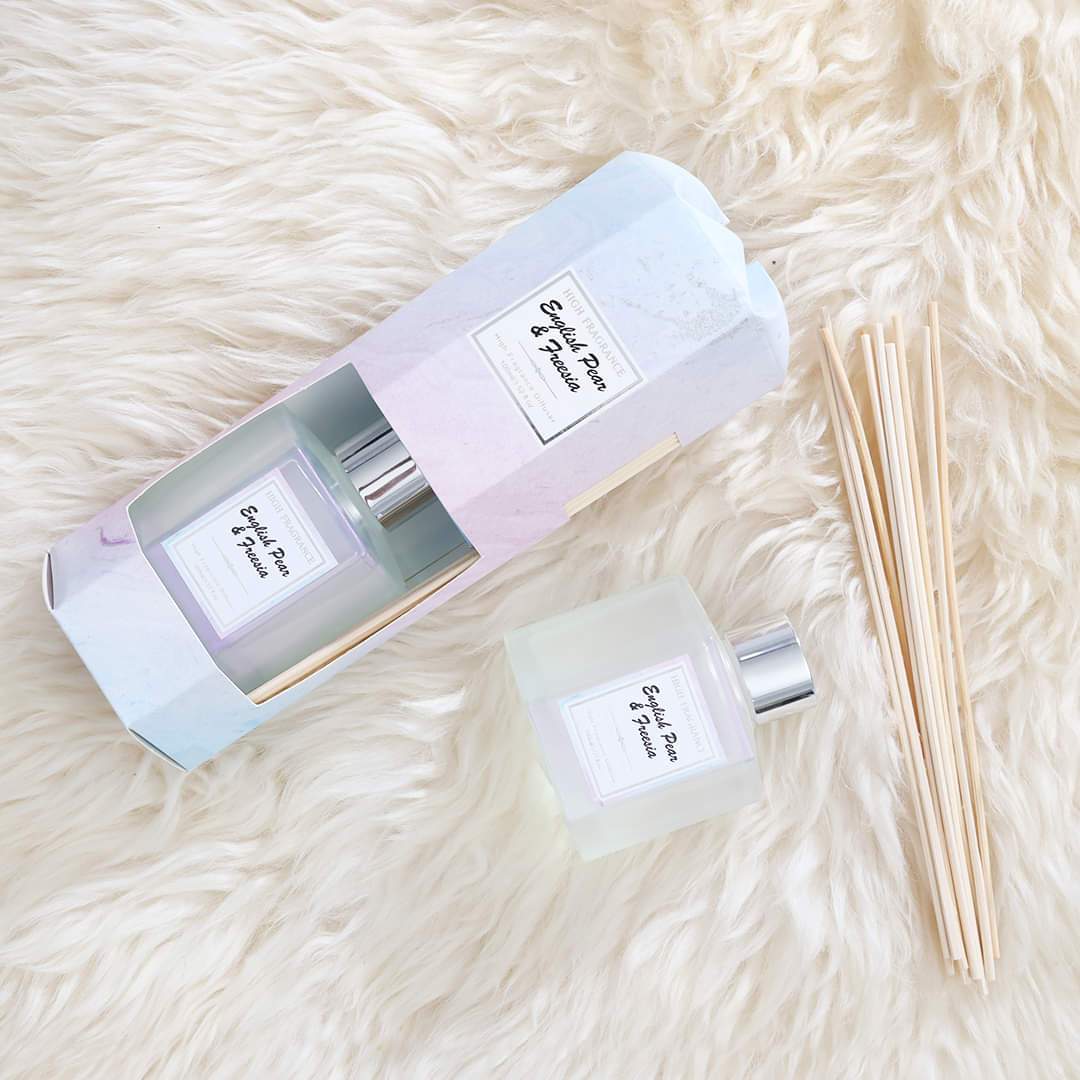 Aesthetic Pastel Aroma Reed Diffuser With Sticks - 100 ml