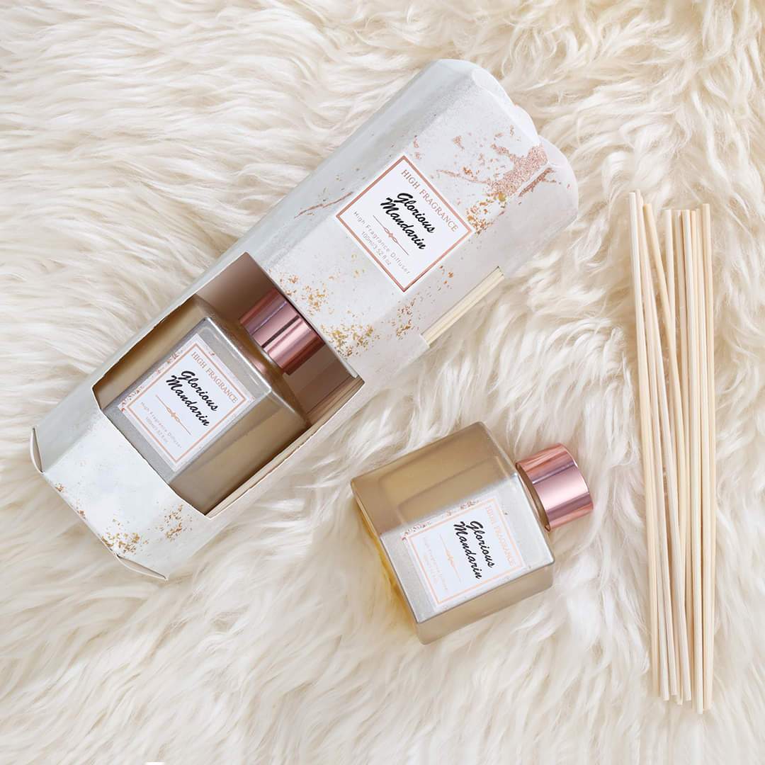 Aesthetic Pastel Aroma Reed Diffuser With Sticks - 100 ml