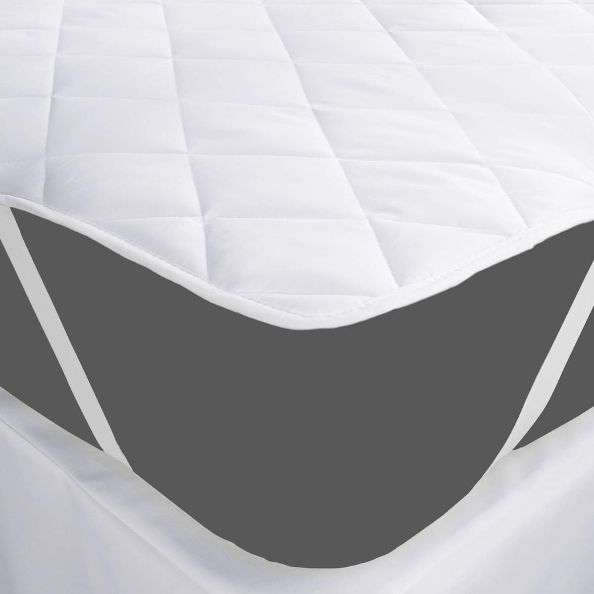 Premium Quality Quilted Strap Mattress Protector Cover