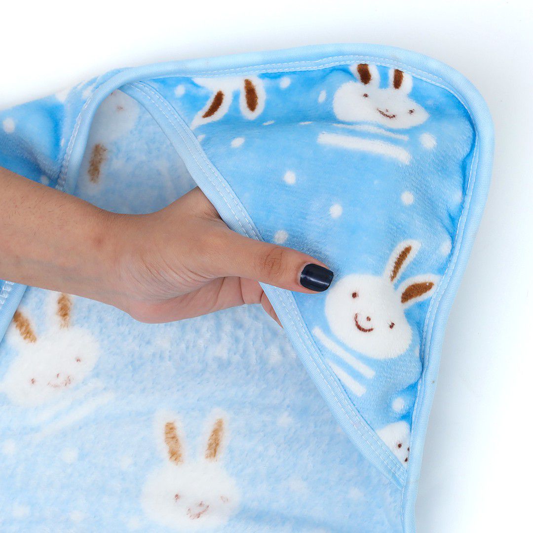 Warm & Cozy Baby Bunny Wrapping Sheet