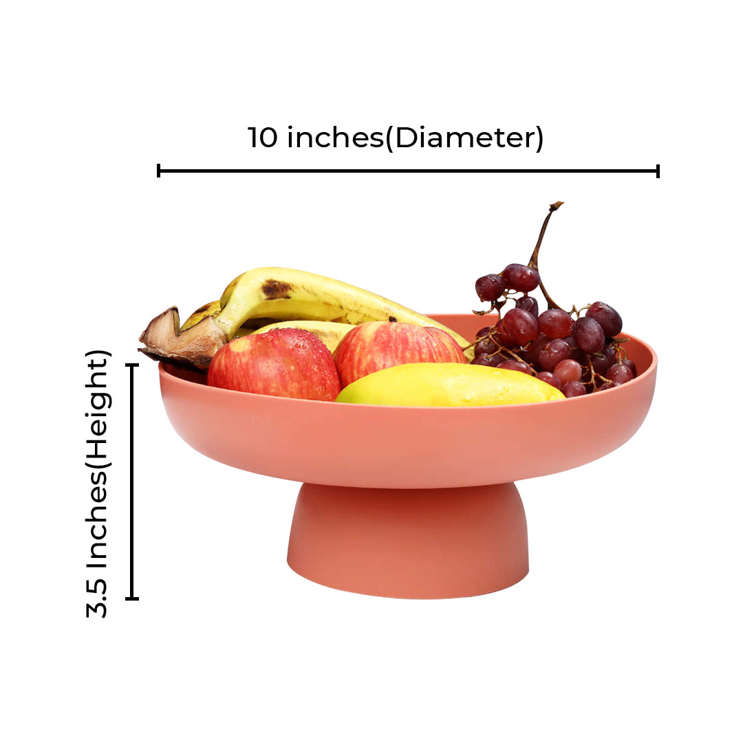 Macaron Color Fruit Drain Tray With Detachable Base