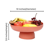 Macaron Color Fruit Drain Tray With Detachable Base